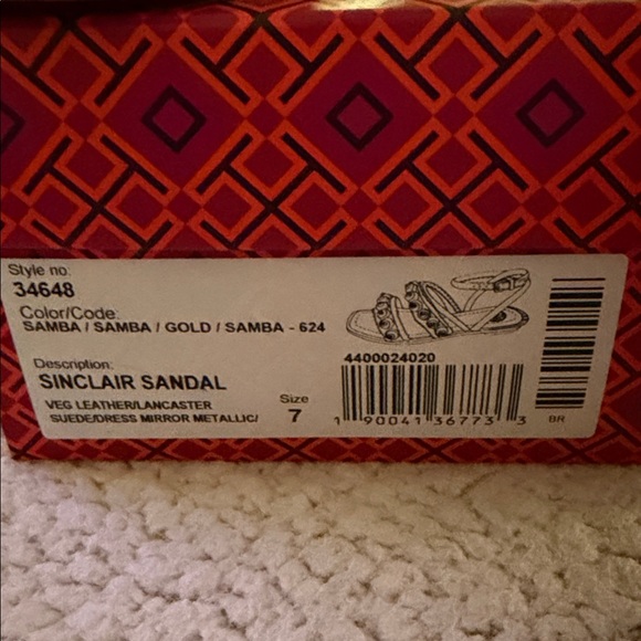 ⭐️Tory Burch Sinclair seashell Wrap Sandal ⭐️ - Picture 8 of 13